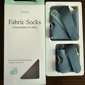 Owlet Blue Fabric Socks